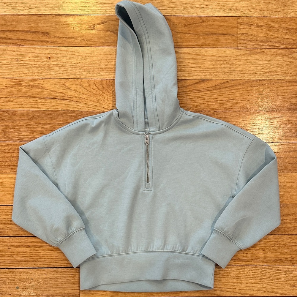 Abercrombie kids quarter zip hoodie , size 9/10